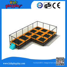 Kidsplayplay Commercial Trampoline with Foam Pit Enclosure for Sale